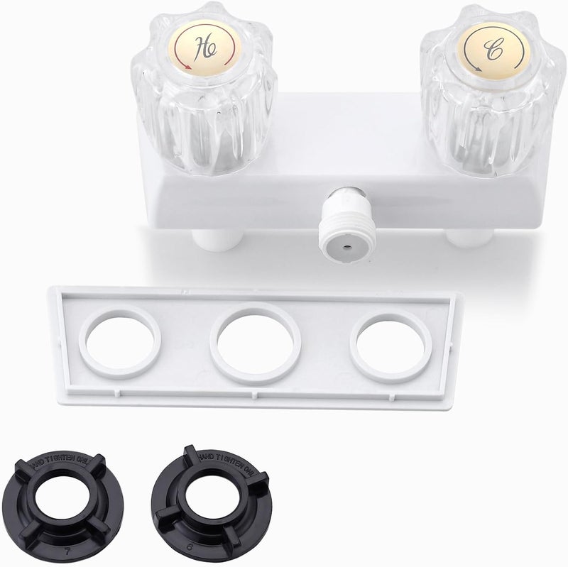 OasisFlow RV Shower Faucet, Camper Shower Faucet, RV Shower Replacement Valve Diverter, Bathroom Shower Mixing Valve Control for RV, Camper Van, Travel Trailer, Motorhome - Image 4